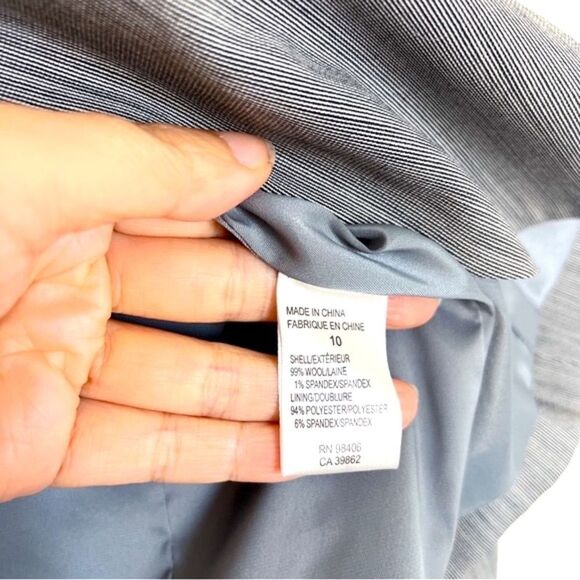 Theory Nichelle Wool Blazer Gray - Picture 9 of 10